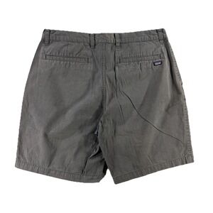 Patagonia Shorts Mens 36 Gray Organic Cotton Chino Canvas Casual Summer
